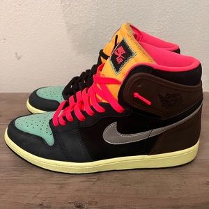 Air Jordan 1 Retro High “Tokyo Bio Hack”, Size 12. Unique Style!